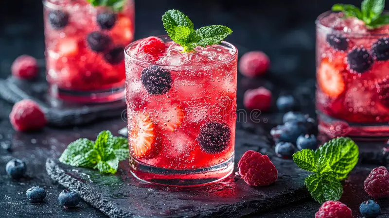 Sparkling Berry Soda